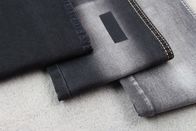 As calças de brim das mulheres de 10 onças esticam a tela da sarja de Nimes cor preta/preta