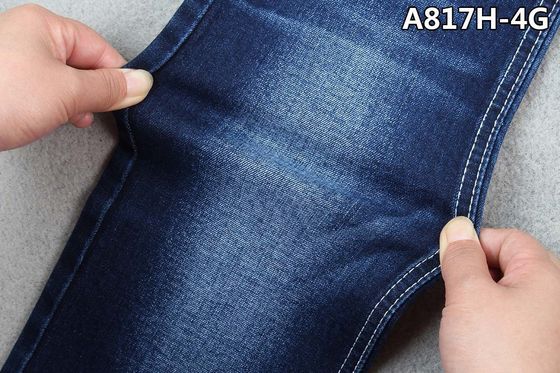 azul de índigo da tela da sarja de Nimes do estiramento 11.2oz que Sanforizing calças de brim com fio do OA