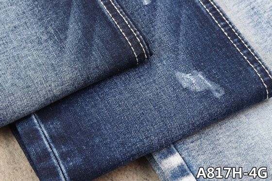azul de índigo da tela da sarja de Nimes do estiramento 11.2oz que Sanforizing calças de brim com fio do OA