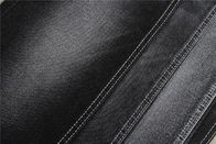tela magro da sarja de Nimes das calças de brim do preto super do estiramento 10oz