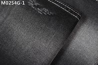 A tela da sarja de Nimes do Spandex do poliéster do Slub de um preto de 10,3 onças menospreza Vestir do estiramento das senhoras