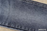 Tela da sarja de Nimes do Spandex do poliéster do algodão do azul de índigo com leve material das calças de brim das mulheres do Slub