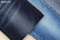 Tela da sarja de Nimes do Spandex do poliéster do algodão do azul de índigo com leve material das calças de brim das mulheres do Slub