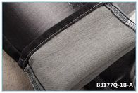 9.3oz de tecido de denim para calças de ganga como tricô Mercerização Finish Sulfur Black