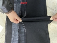 Tela alta da sarja de Nimes do preto de um estiramento de 10,2 onças para calças da menina das calças de brim das mulheres