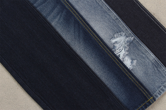 12.5 Uma vez 190 cm Tecido de algodão 100% Super Índigo Azul Jeans Denim