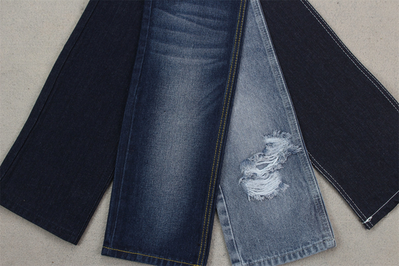 12.5 Uma vez 190 cm Tecido de algodão 100% Super Índigo Azul Jeans Denim