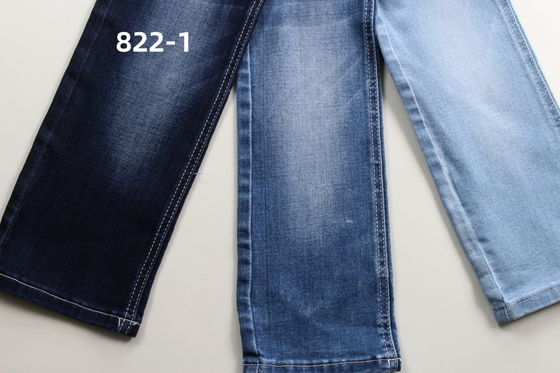 Venda Quente 10 Oz Warp Slub Alto Estiramento Tecido Denim Tecido Para Jeans