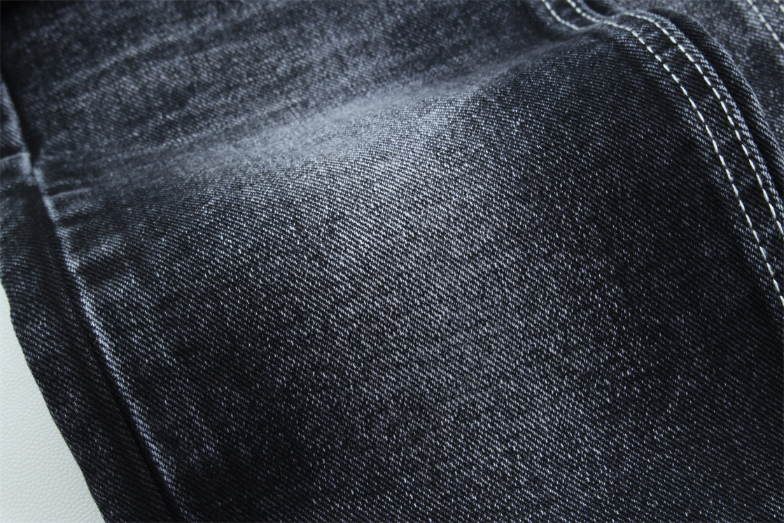 14oz preço competitivo Tecido preto denim para homem jeans ou jaqueta traseira preto de alta qualidade para jeans de marca