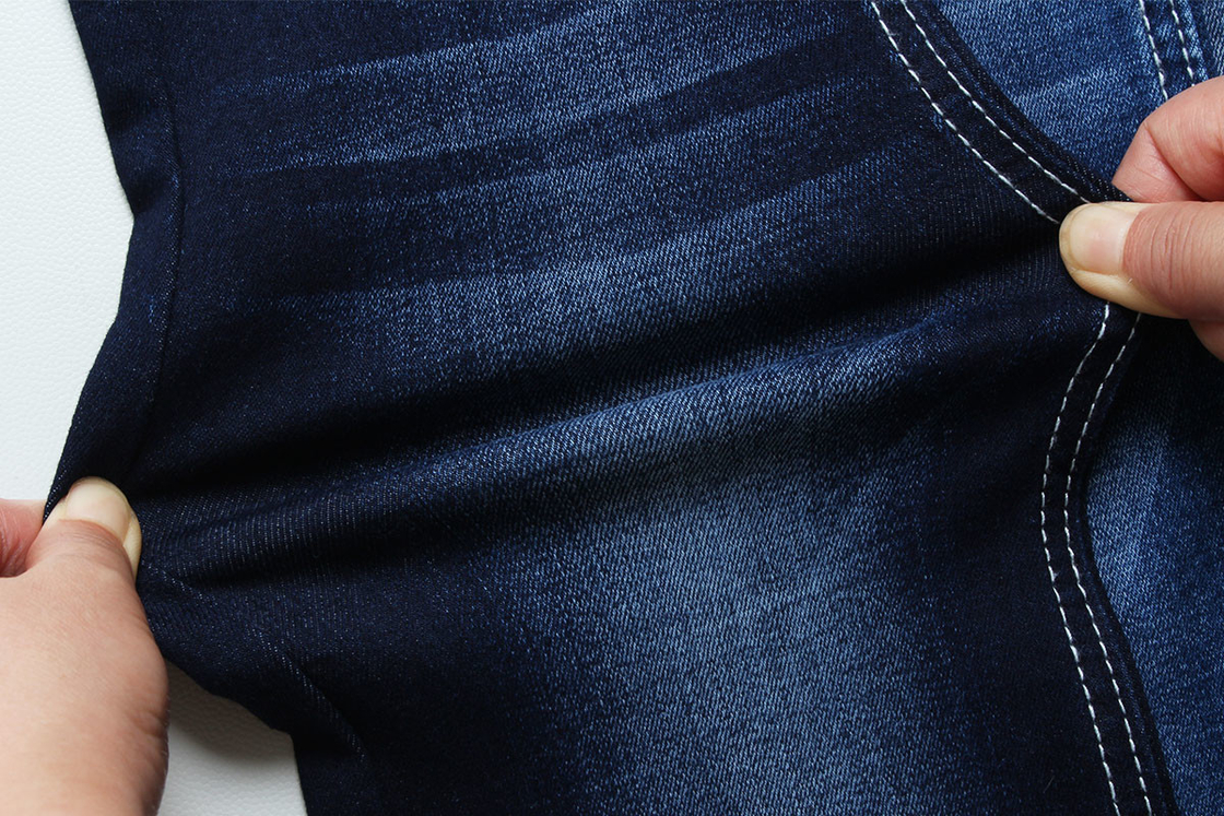 8.7 oz de tecido de denim para homem calças curtas com barra de warp