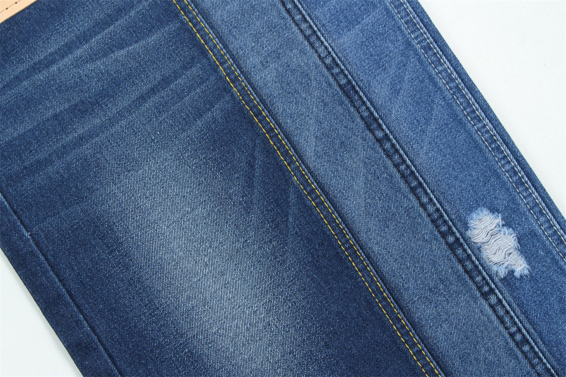 10oz Denim Tecido rígido 100% C Para Brand Style Jeans Boy Friend Style Soft Handfeel Super Color azul escuro