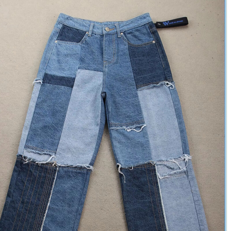 Novas tendências da moda Reciclagem de algodão Tecido denim 12% Reciclagem de algodão e 88% de algodão 11 OZ Eco-friendly