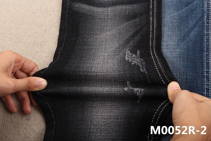 356gm Power Spandex Denim Tecido Para Mulheres Rolls Of Denim Jeans Material Azul escuro