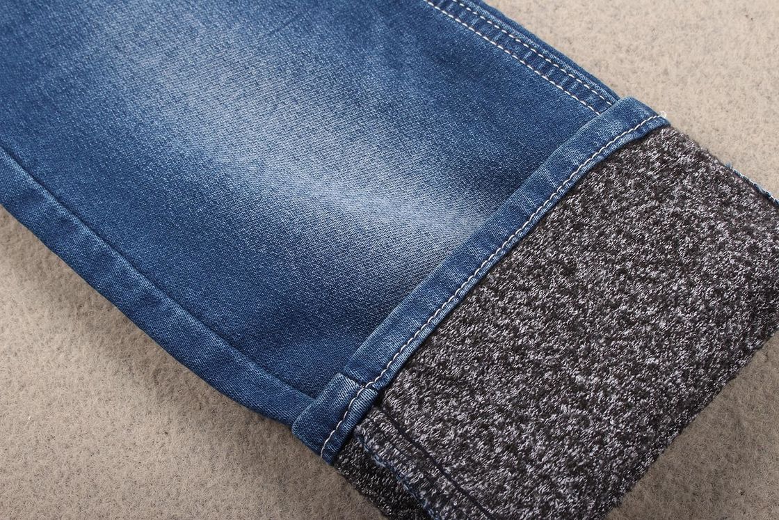 Parte traseira colorida tosada 339 G/M Terry Loop Ultra Comfort da sarja de Nimes de rayon tela Stretchable