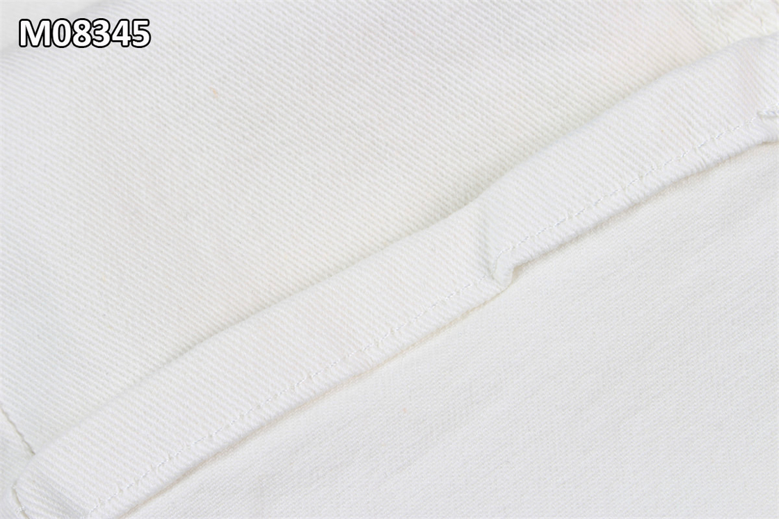 9.7OZ Preparar para Tintura Tecido Branco Denim RFD Tecido jeans Fro Tintura de roupa