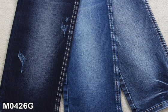 Bom preço Tela alta da sarja de Nimes do Slub da urdidura de um estiramento de 10,3 onças para a fatura das calças de brim on-line