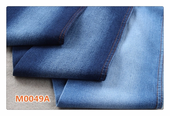 Tela da sarja de Nimes das calças de brim de Elastane do algodão do azul de índigo 9,2 onças