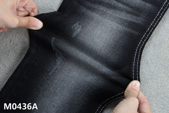 Bom preço 10,4 Spandex alto preto da cor 2% da tela da sarja de Nimes da onça 3/1 de sarja do assistente on-line