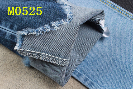 tela da sarja de Nimes do estiramento de 9.7Oz Dual Core com telas das calças de brim do Spandex do poliéster do algodão da descolagem do Slub