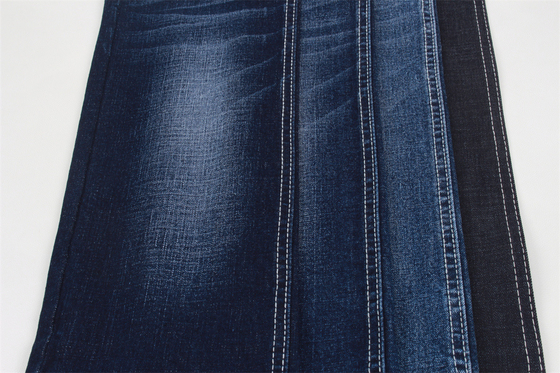 Tecido jeans chanfrado 10,5 oz com elasticidade e toque macio cor preta