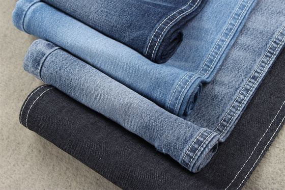 2/1 Mão direita 100 tecido algodão denim para camisa 7.5 oz azul escuro 180cm largura