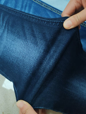 Bom preço 9 OZ tecido de jeans de alta estiragem tecido denim para mulheres magro ajustamento magro de senhora feita na China Guangdong cidade Foshan on-line