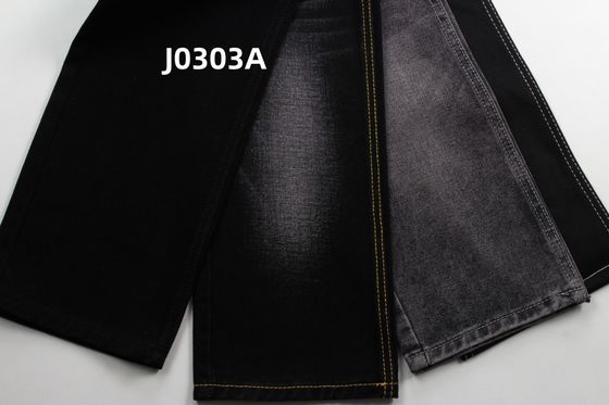 Bom preço Venda Quente 11,5 Oz Enxofre Preto Tecido rígido Denim Para jeans on-line