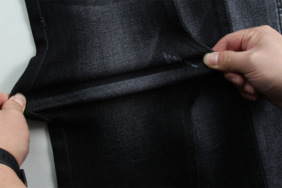 Bom preço 11 oz jeans tecido para homem ou mulher estilo pesado enxofre cor preta a granel da China Guangdong on-line