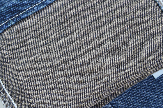 11 Oz Tecelagem Especial Falsos Tecido Denim Tecido AB Design de Fio Special Backside Para Homem Jeans Índia Mercado Bangladesh