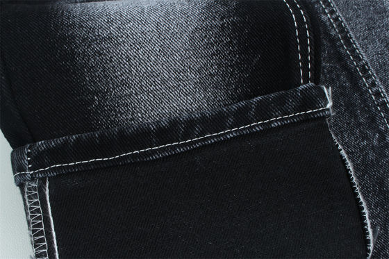 Bom preço 13.5 oz tecido pesado de denim para o trabalho do homem usar jeans traseiro preto on-line