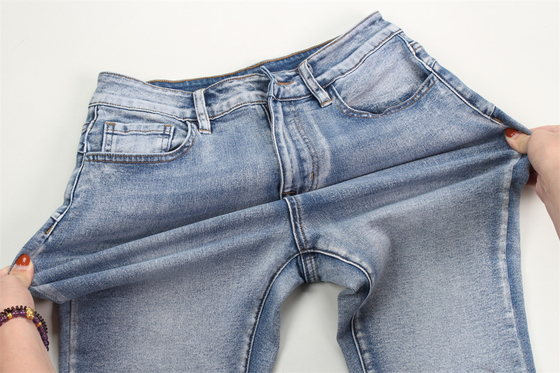180cm Largura 10 oz Preço barato Produtos prontos Fábrica de tecido denim para jeans de senhora