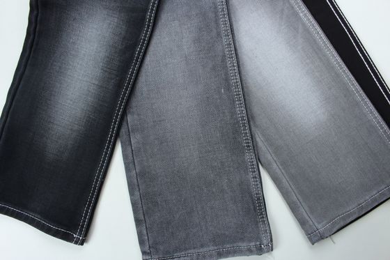 Bom preço 11.5 oz preto e colorido traseiro de camada dupla de tecido jeans denim on-line