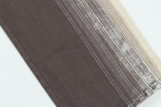 Bom preço Cor marrom 10 tecido de denim de alta estiragem para jeans on-line