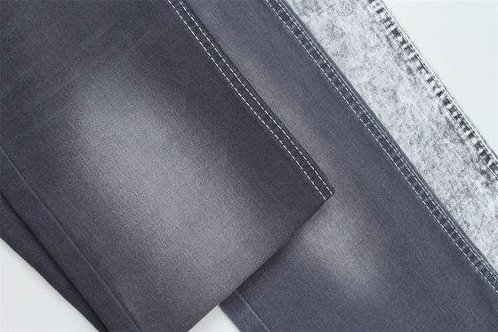 Bom preço Tecido de denim de cor cinza escura para jeans on-line