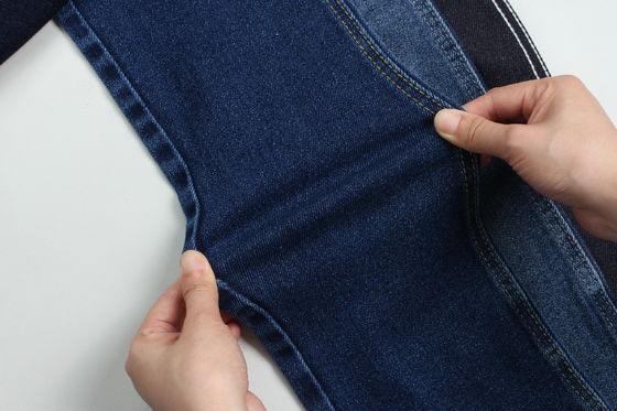 Bom preço 11.5 Uma vez de algodão poliéster spandex conforto alongamento denim tecido para jeans on-line