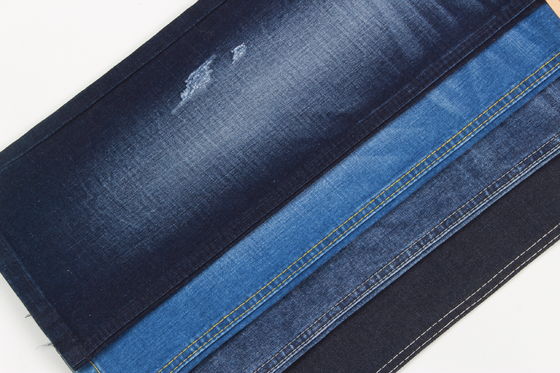 Tecido Jeans Denim Slub Stretch de Algodão Poliéster Spandex Supremo Para Jeans para a América do Sul