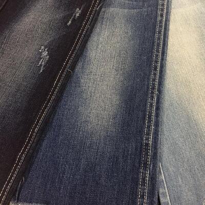 Tecido denim 100% algodão, peso 10oz, sem elasticidade, para homens e mulheres