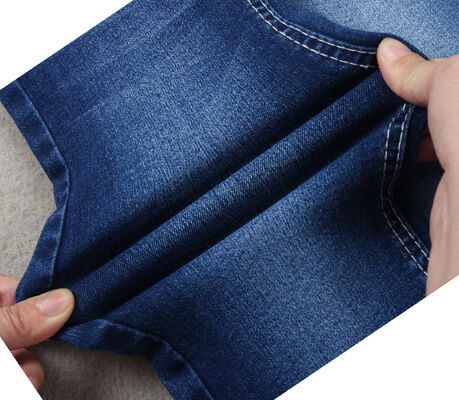 Bom preço Tecido jeans de algodão e poliéster com elasticidade Power Stretch de 8,5 oz azul escuro on-line