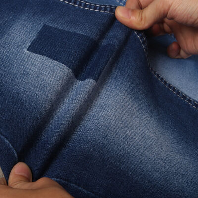 Bom preço Dupla camada Imitação de tricô Maojindi Bom estilo Tecido denim de alta qualidade para fabricantes de jeans on-line