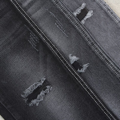 Bom preço Tecido Jeans Preto 100% Algodão 10 oz Fabricado na China on-line