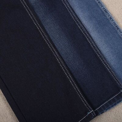 Bom preço Tecido de Algodão Elástico Azul Jeans de Touro para Atacado de Luxo com Borda Fixa Personalizado on-line