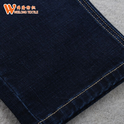 Bom preço Grátis 10oz Tecido Denim Impresso Algodão Poliéster Quebrado Twill Tecido para Vestuário Saias Jeans on-line