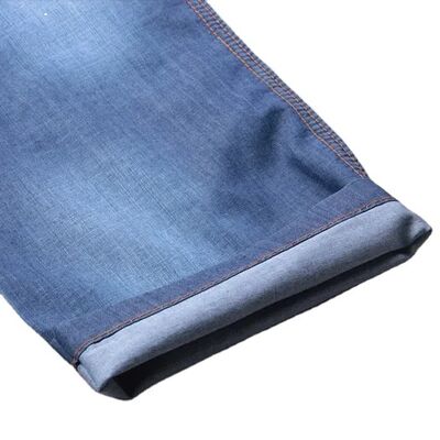 Bom preço Tecido leve de denim 80% algodão 20% poliéster Stretch Twill Tecido denim on-line