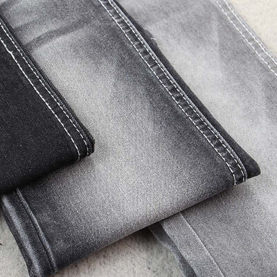 Bom preço 10-11OZ Tecidos de denim preto/branco para mulheres e homens jeans prontos on-line