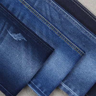 Bom preço Venda Quente 10,5 oz algodão poliéster stretch jeans denim tecido para homens jeans on-line