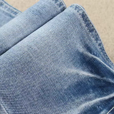 Bom preço Tecidos de Jeans Denim com Sarja Diagonal à Esquerda Tecidos de Sarja Diagonal à Esquerda com Efeito Slub on-line