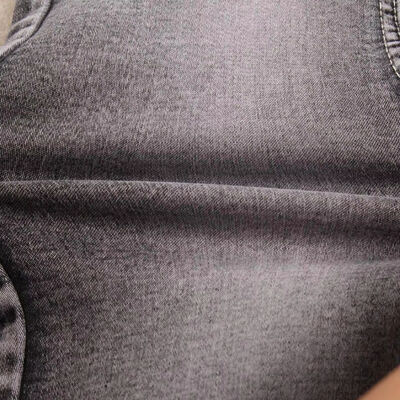 Bom preço Jeans de Sarja Super Stretch em Cetim Tecido de Poliéster Ecológico para Vestidos, Bolsas, Sapatos, Têxteis para Casa, Tingido e Revestido Liso GRS on-line
