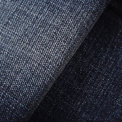 Bom preço Tecido de Jeans 11 oz Deep Azul Algodão Stretch Crosshatch Slub on-line