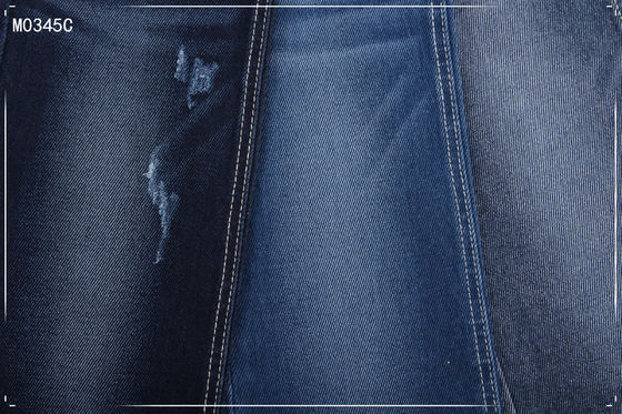 Bom preço Escuro - 10.9oz azul Sanforized 69 a tela crua da sarja de Nimes do Spandex do poliéster 2 do algodão 26 on-line