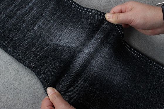 Bom preço Cinza tela pesada Stretchable da sarja de Nimes de 12,5 onças para calças dos homens on-line